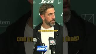 Aaron Rodgers was NOT having it  #NFL #football #jets