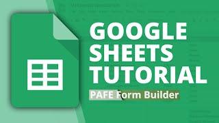 Integrate Google Sheets vs WordPress PAFE Form Builder