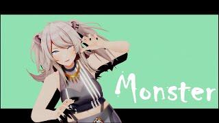 [MMD Hololive] Botan - Monster (2K 60fps)