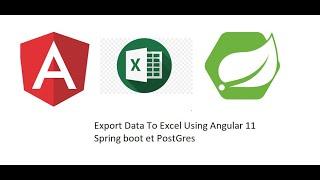 Export Data To Excel Using Angular 11  Spring boot et PostgreSql