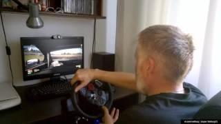 Обзор игрового руля Logitech Driving Force GT с игровым видео