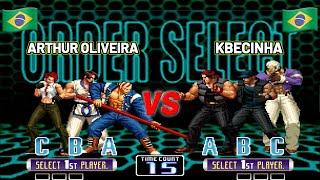 ARTHUR OLIVEIRA vs KBECINHA Super Batalla FT5 KOF 2002