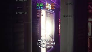 i7 4790S + GTX 1070 - Cyberpunk Benchmark