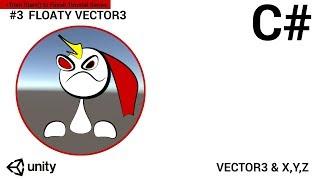 Vector3 Unity Float C# Script | Easy Beginner Tutorial