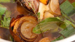 How to Make Brown Veal Stock Recipe ? Learn from a French Chef!