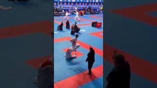 hold+swipe+punch  very easily score technique #karate #easy #kumite
