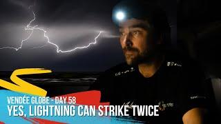 Yes, Lightning Can Strike Twice - Day 59 - Vendée Globe