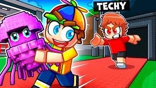 Stealing Techy's BRAINROTS In Roblox!