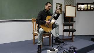 A. Barrios: Vals op.8 No.4, played by Mauricio Serrano