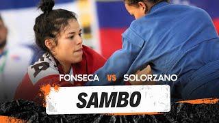 FONSECA Vicky vs SOLORZANO Francis. Pan American Sambo Championships 2023