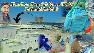 How Does Even A Laborer Work In Saudi Arabia? Rj Irfan Malik اسپیشل ویڈیو مزدور بھائیوں کے لیے