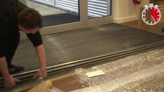 emco entrance matting installation in 30 seconds