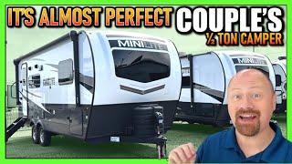 LESS than 24ft with Slide AND True Queen Bed ½ Ton RV! 2025 Rockwood 2205S Mini Lite Travel Trailer