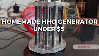 Making a Simple HHO Generator under 5$ | DIY simple HHO generator