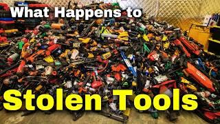 THIS is what happens to Stolen Tools! The amazing story of how thousands of tools were recovered.