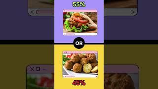 Would you rather? [ Manakah yang kamu suka? ] FOOD YUMMY EDITION #wouldyourather  #quiztime  #food