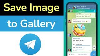 How to Save Image to Gallery on Telegram App?