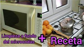 Limpieza a fondo del microondas+ receta.          @Sientete_bella