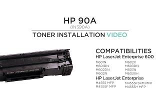 ImagingNow  CE390A HP 90A   Toner Installation