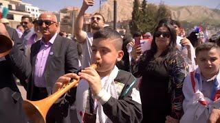 Iraqi Christians celebrate Akitu feast, the Assyrian New Year in Dohuk