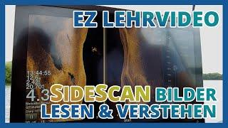 EZ Lehrvideo: SideScan Echolot Bilder lesen & verstehen | Fische, Gewässergrund, Bodenhärten