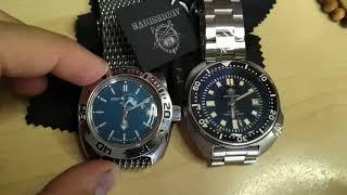 Восток Амфибия Классика 710 + КАСТОМИЗАЦИЯ =SD1970 Steeldive Марка 44MM Мужчины NH35 Dive