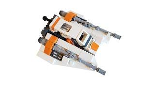 LEGO Star Wars Rebel Snowspeeder MOC | Building Instructions