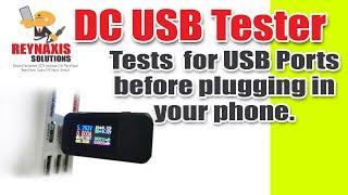 DC USB Port Tester: Mini Current Tester and Voltage Detector #multimeter #currenttester #usbtester