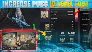 How To Increase ID Level Fast in PUBG Mobile | Level Up Fast TRICK - PUBGM