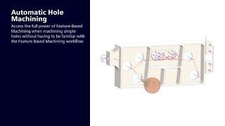 Automatic Hole Machining in NX CAM