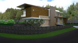 Sketchup House Exterior Design 3 Render with Vray 3.4