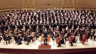 The Rutter Gloria Mvts 2 & 3 in Carnegie Hall - John Rutter, Conductor