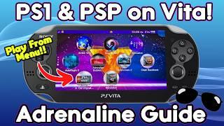 PS1 & PSP Games on Vita Home Menu! | NO PC! Adrenaline and Auto plugin 2 setup Guide