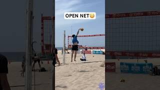 OPEN NET Swing to end the RALLY #volleyball #beachvolleyball #volleyballworld #volleyballplayer