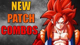 Gogeta SSJ4 New Patch Combos(v1.38) - DBFZ