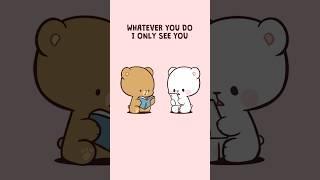 Only U ️ #shorts #milkmocha #milkandmocha #milkmochabear #bears #animation #cuteanimation