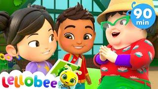 Smile Song | Lellobee City Farm | Kids Road Trip! | Kids Songs and Stories