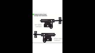 Heavy Duty Slide Bolt Gate Latch with Padlock Hole,Sliding Bolt Door Lock Gate Latches Hardware