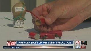 Firework sales up: Use every precaution