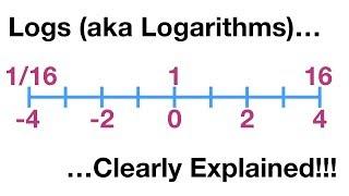 Logs (logarithms), Clearly Explained!!!