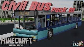 Functional City Bus Minecraft Addon (at least)