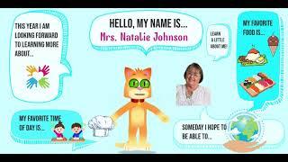 Mrs. Natalie Johnson Welcome Video