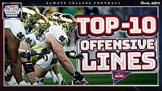 Top 10 offensive lines: Love for the BIG GUYS!  | Always College Football