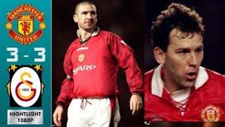 Manchester United 3-3 Galatasaray Champions League 1993/1994 - Cantona - Robson - Giggs - Bruce