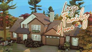 Большой Семейный Дом‍‍‍│Строительство│Large Family Home│SpeedBuild│NO CC [The Sims 4]