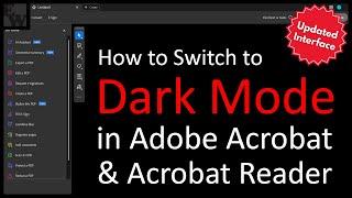 How to Switch to Dark Mode in Adobe Acrobat and Reader (UPDATED Interface)