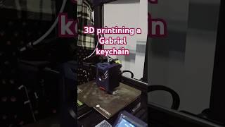 3D printing a Gabriel keychain on Anycubic printer  #anycubic#3dprinting#gabriel#keychain#cool#tech