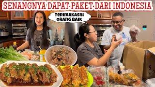 PERTAMA KALI BUAT DIMSUM UDANG AYAM KULIT TAHU DKK| SEKALIAN BUKA PAKETAN DARI INDONESIA 