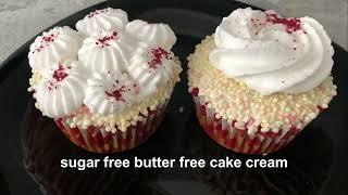 The Very Best  Sugar-Free Frosting️ Best Sugar Free  Frosting Recipe Without Heavy Cream or Butter