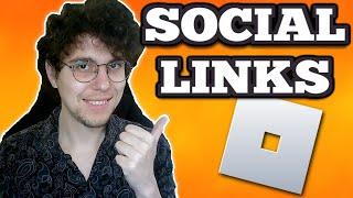 How To Add Social Links On Roblox Profile